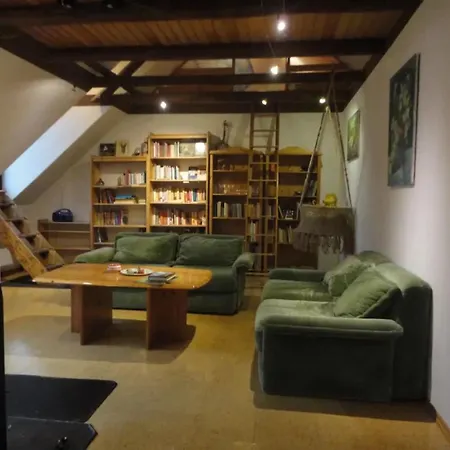 Dachwohnung In Waldgebiet شقة